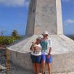 Art and Denise on Stocking Island's Monument